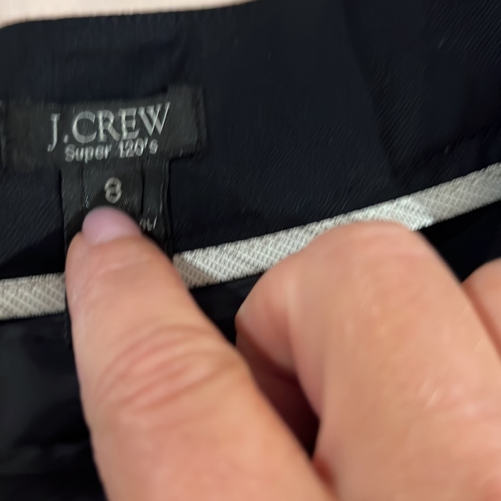 J. Crew Navy skirt suit super 120’s wool - Picture 12 of 13